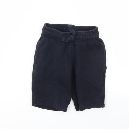M&S Boys Blue   Sweat Shorts Size 2-3 Years