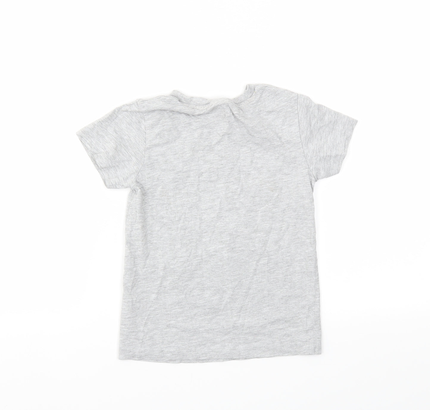 Matalan Boys Grey Geometric  Basic T-Shirt Size 4-5 Years