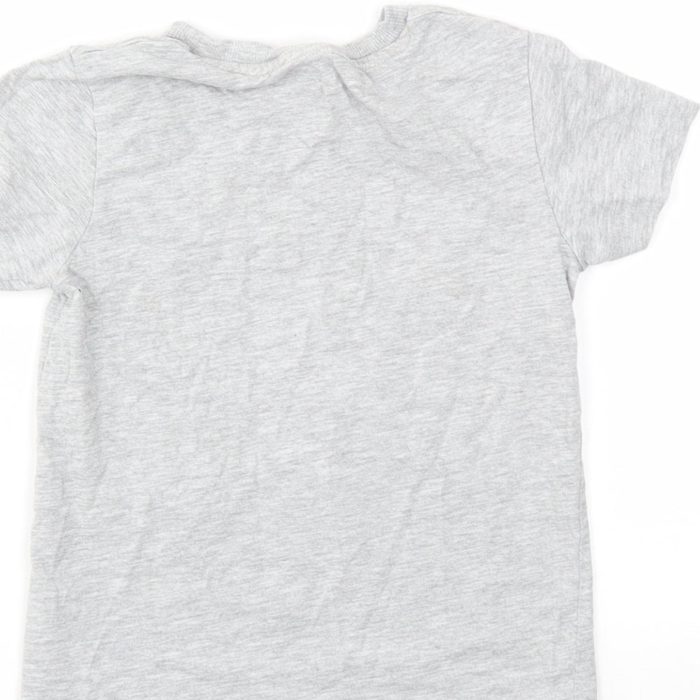 Matalan Boys Grey Geometric  Basic T-Shirt Size 4-5 Years