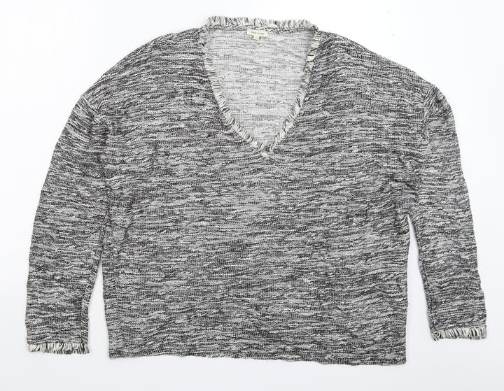 River Island Womens Grey  Knit Pullover Jumper Size 14