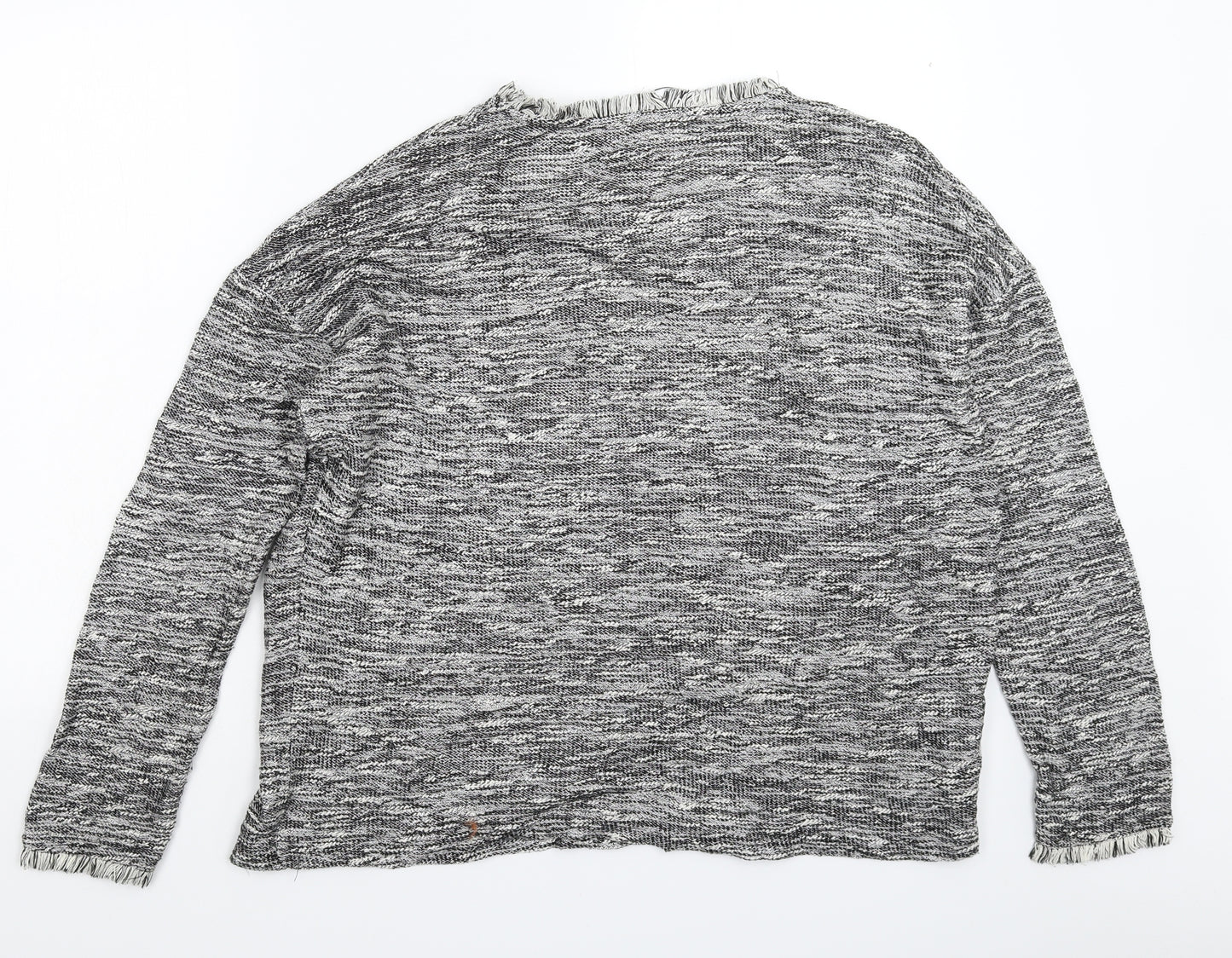 River Island Womens Grey  Knit Pullover Jumper Size 14