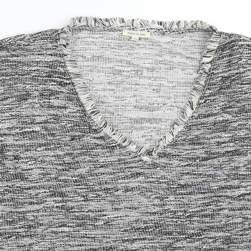 River Island Womens Grey  Knit Pullover Jumper Size 14