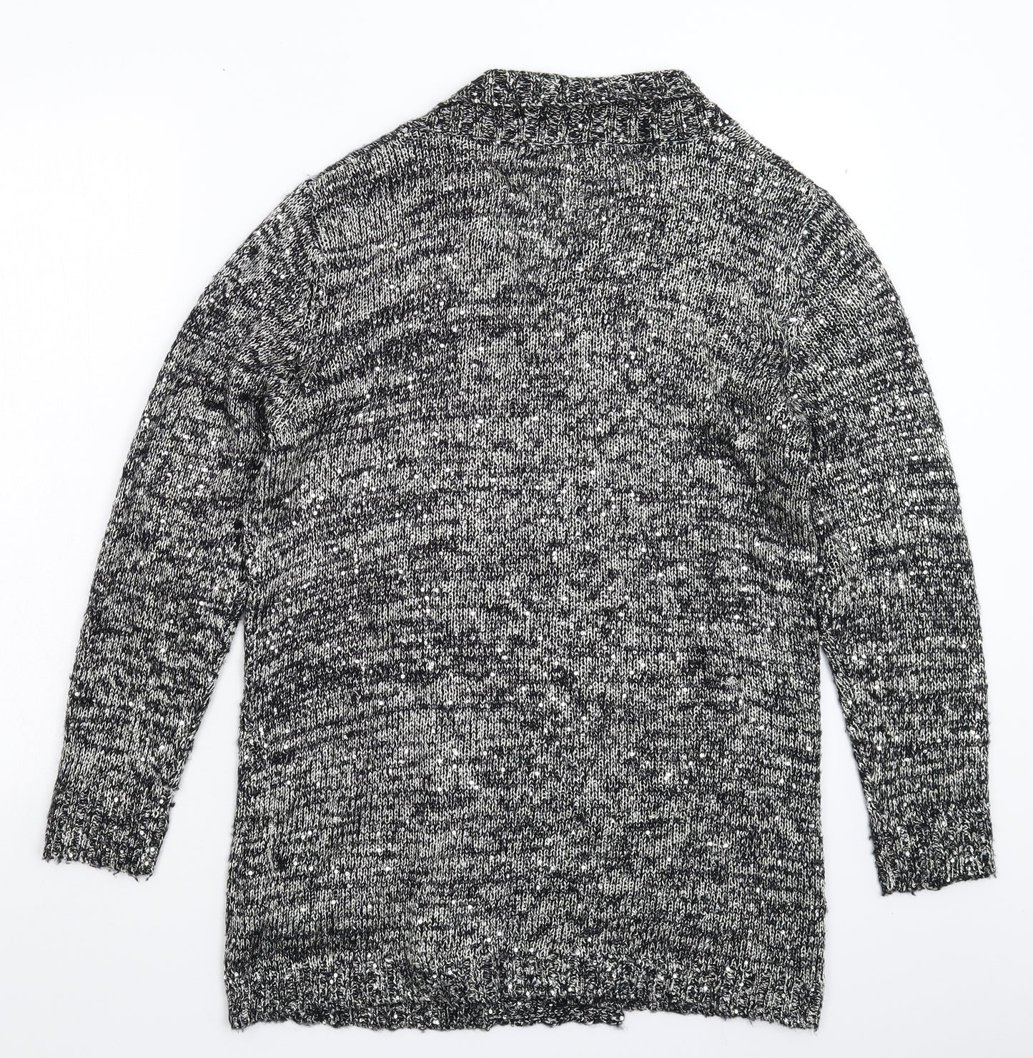 Atmosphere Womens Silver  Knit Cardigan Jumper Size 16