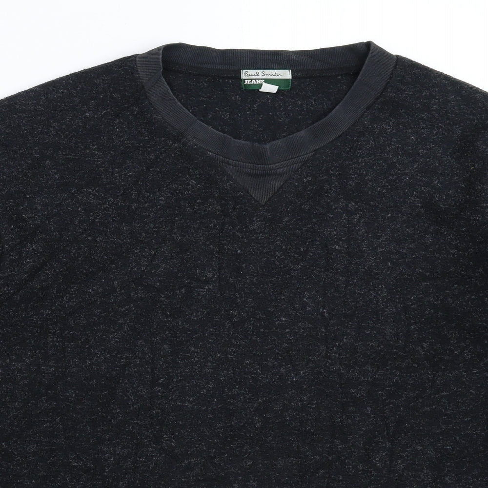 Paul Smith Mens Black   Pullover Sweatshirt Size L