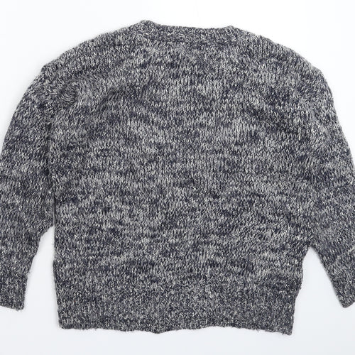 Fat Face Womens Grey  Knit Pullover Jumper Size 10