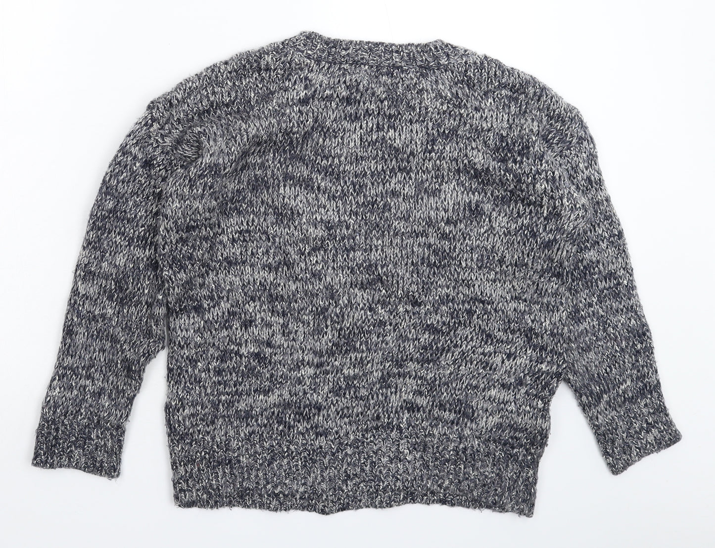 Fat Face Womens Grey  Knit Pullover Jumper Size 10