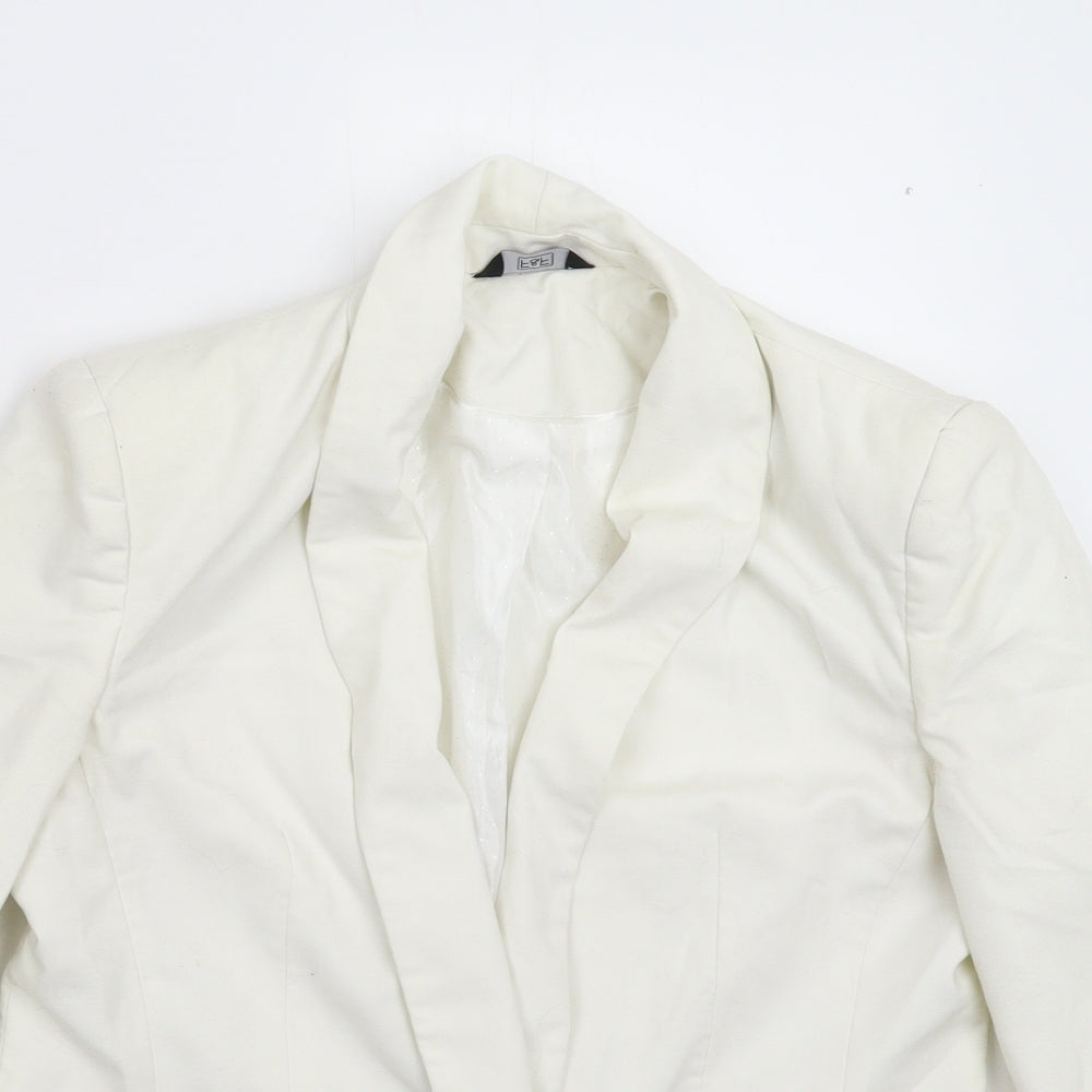 F&F Womens White   Jacket Suit Jacket Size 12