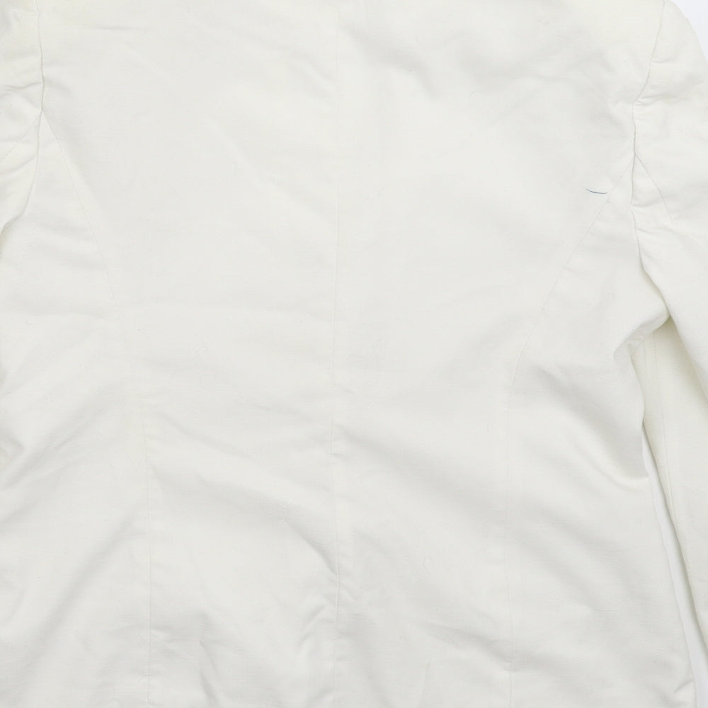 F&F Womens White   Jacket Suit Jacket Size 12