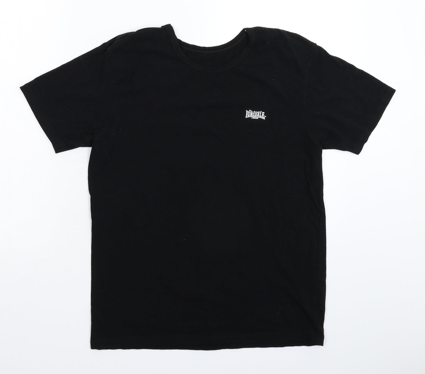Lonsdale Womens Black   Basic T-Shirt Size L
