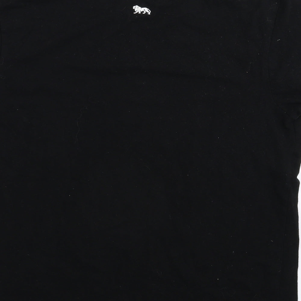 Lonsdale Womens Black   Basic T-Shirt Size L