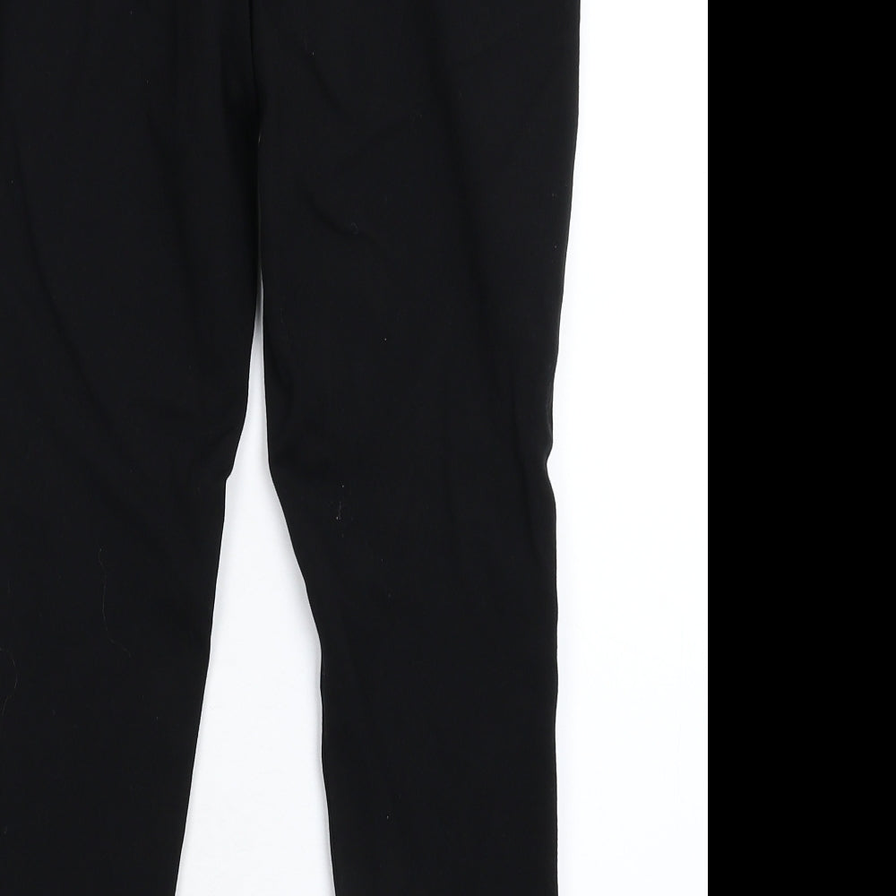 George Womens Black   Capri Leggings Size 8 L25 in