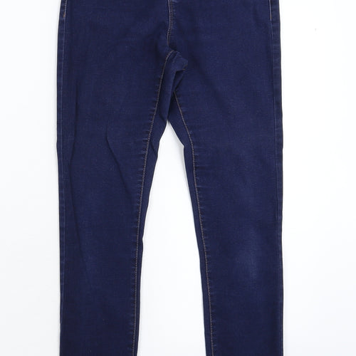 Denim & Co. Womens Blue  Denim Jegging Jeans Size 8 L27 in