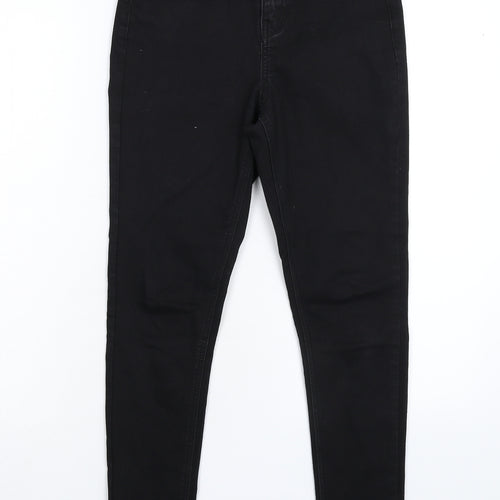 George Womens Black  Denim Skinny Jeans Size 8 L27 in