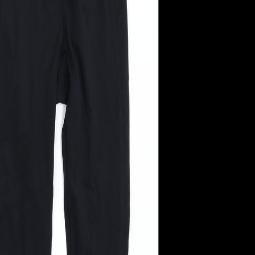 USA Pro Womens Black   Compression Leggings Size 12 L26 in