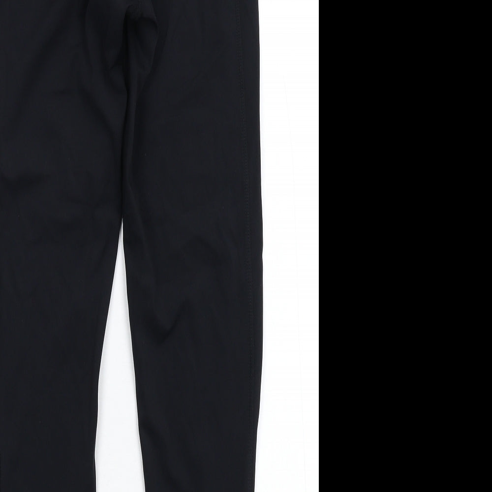 USA Pro Womens Black   Compression Leggings Size 12 L26 in