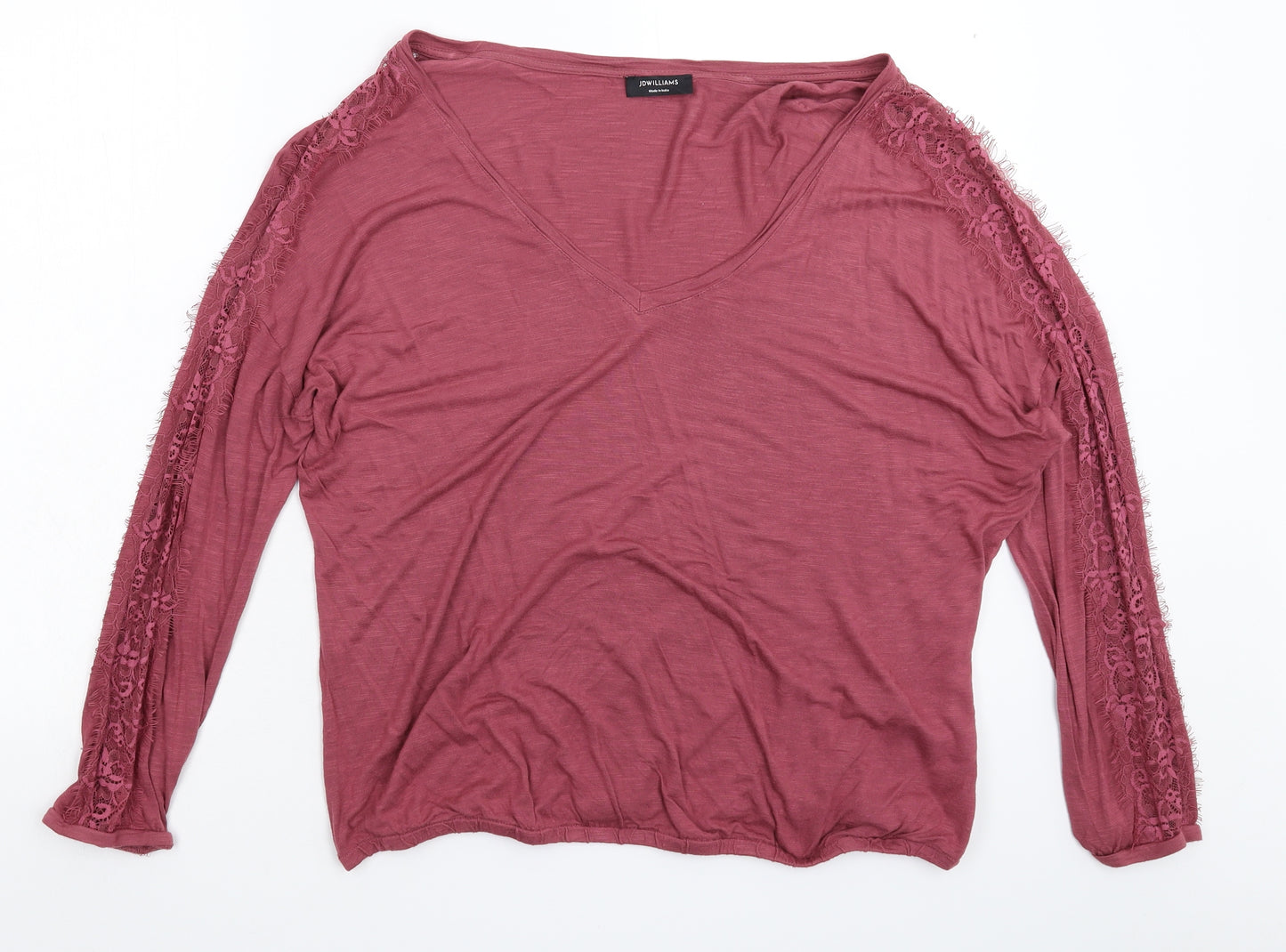 JD Williams Womens Pink   Basic Blouse Size 18