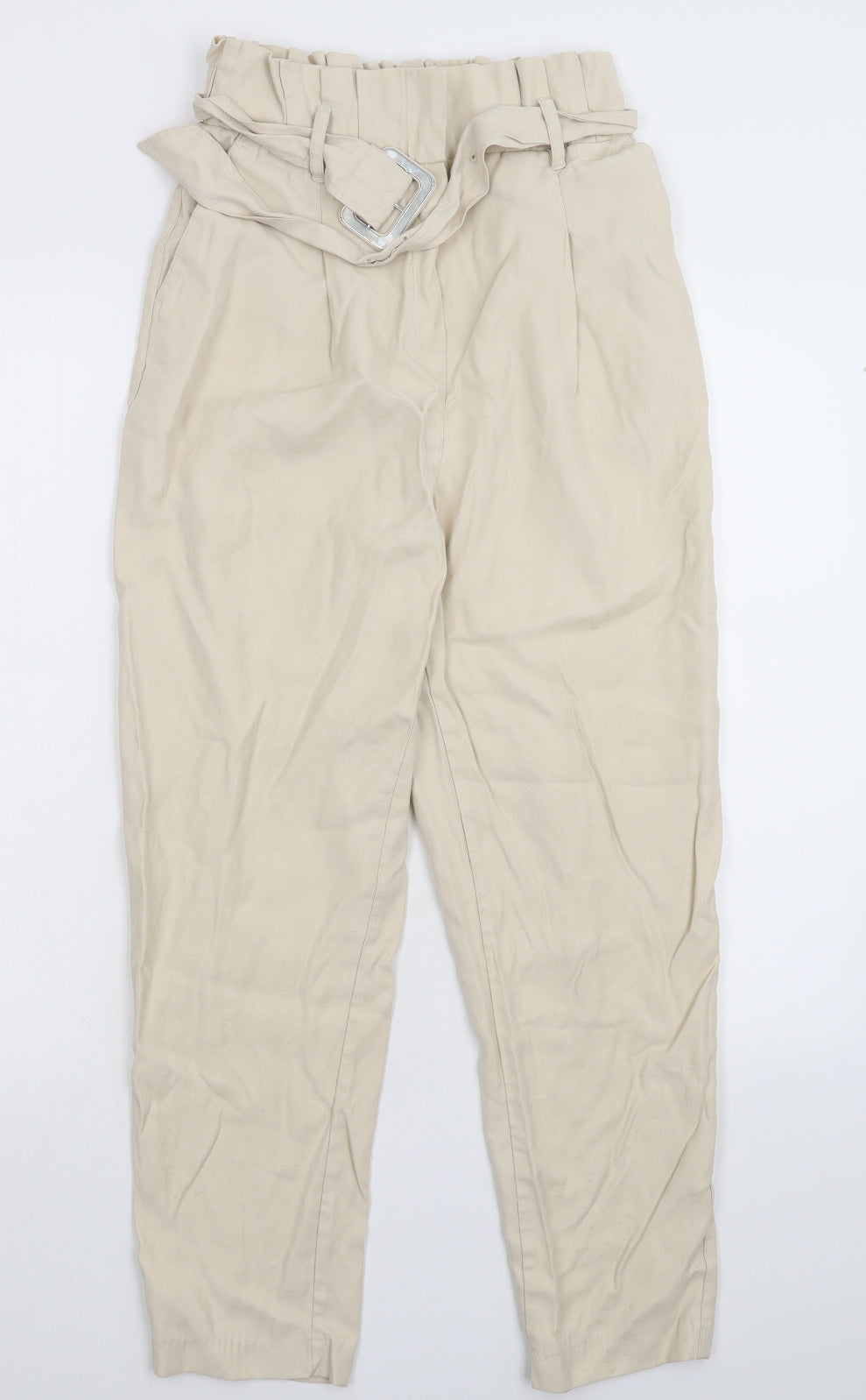 New Look Womens Beige   Trousers  Size 10 L25 in
