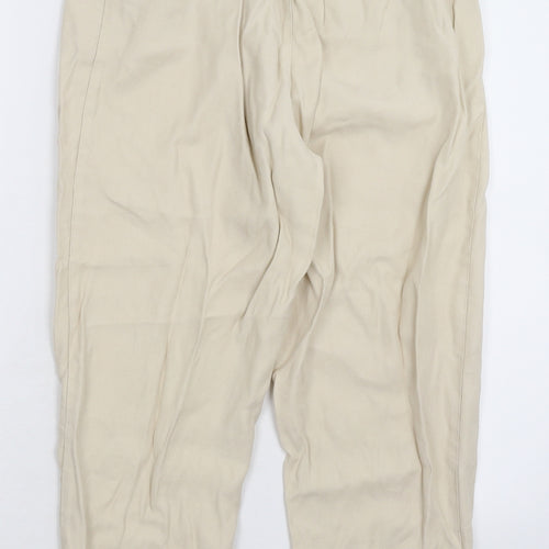 New Look Womens Beige   Trousers  Size 10 L25 in
