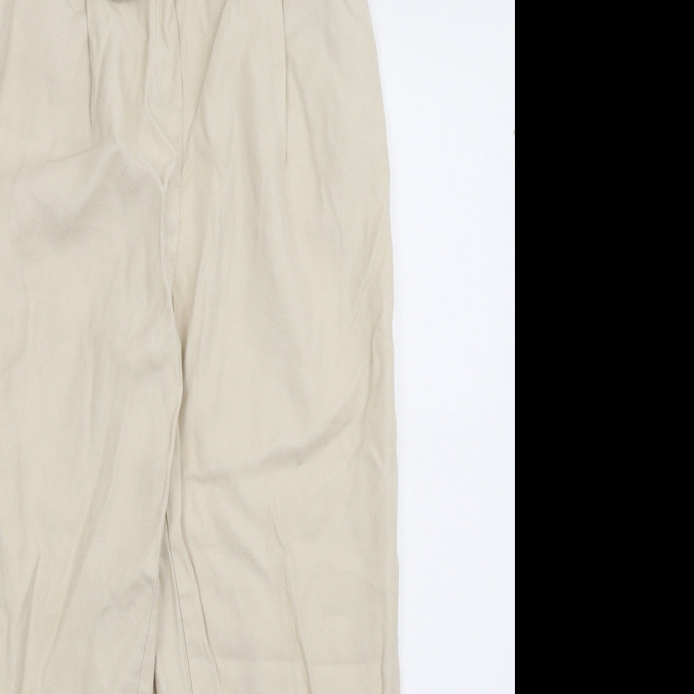 New Look Womens Beige   Trousers  Size 10 L25 in