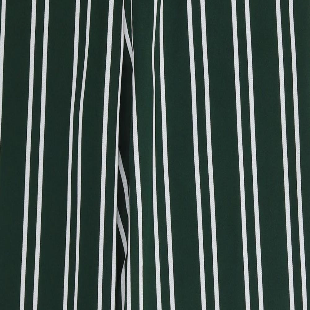 Quiz Womens Green Striped  Trousers  Size 10 L32 in