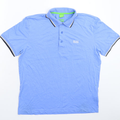 HUGO BOSS Mens Blue    Polo Size L