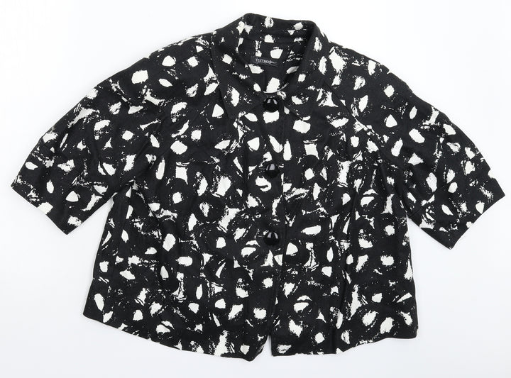Teatro Womens Black   Jacket  Size 16