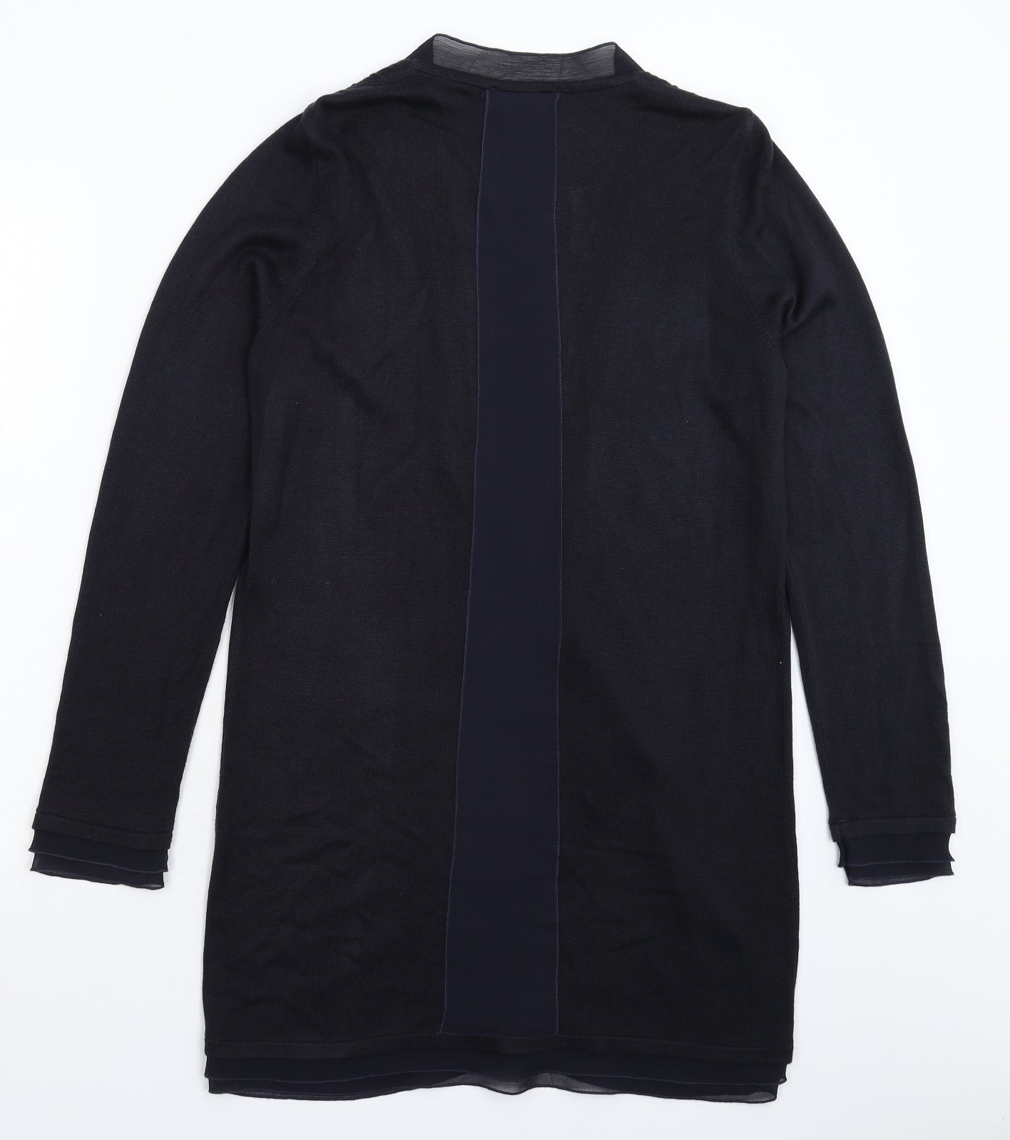 Per Una Womens Blue  Knit Cardigan Jumper Size 12