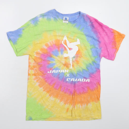 Colortone Mens Multicoloured    T-Shirt Size M