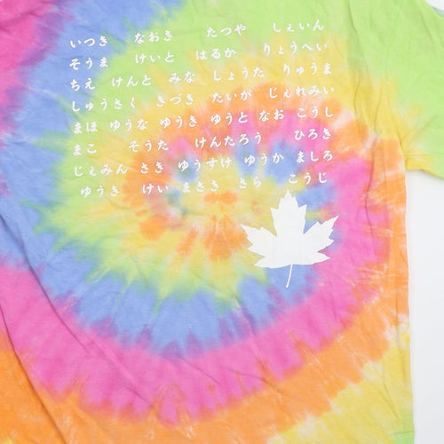 Colortone Mens Multicoloured    T-Shirt Size M