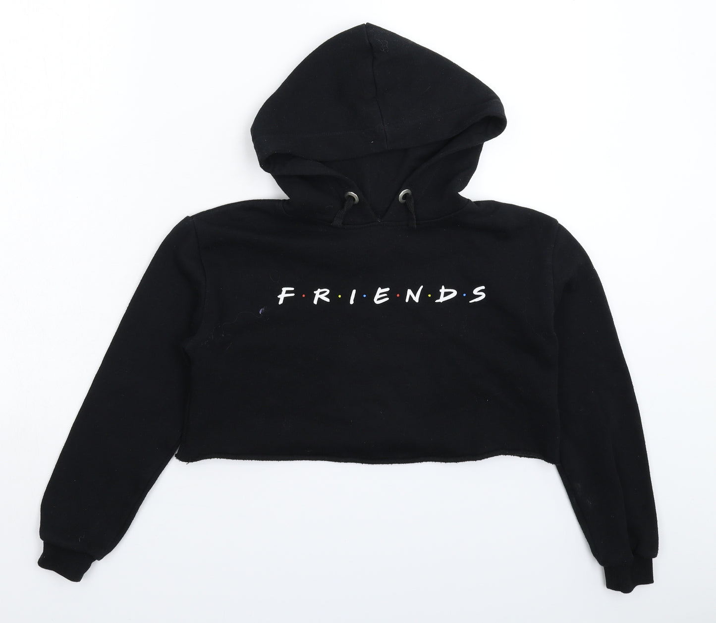 New Look Girls Black   Pullover Hoodie Size 10-11 Years