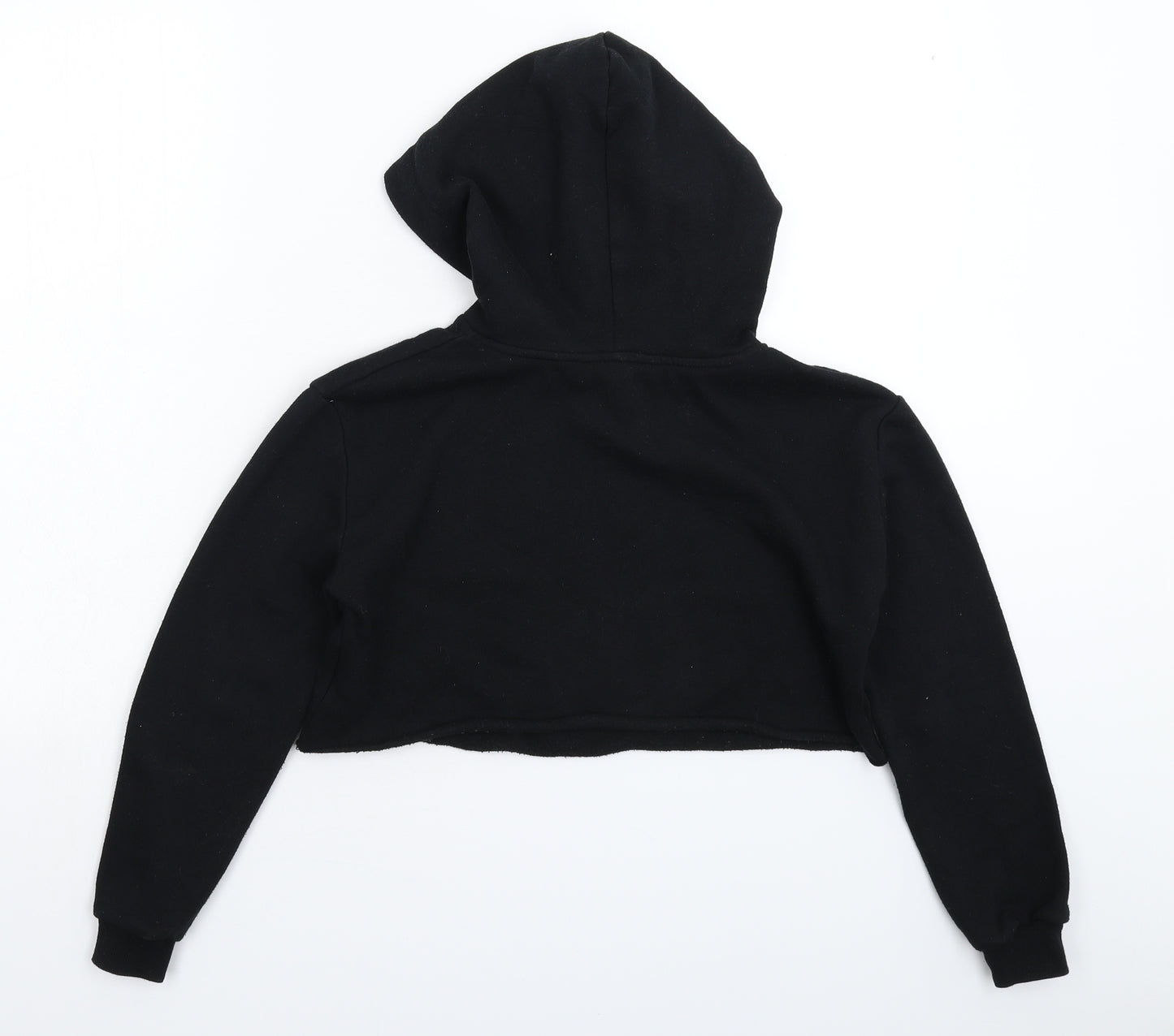 New Look Girls Black   Pullover Hoodie Size 10-11 Years