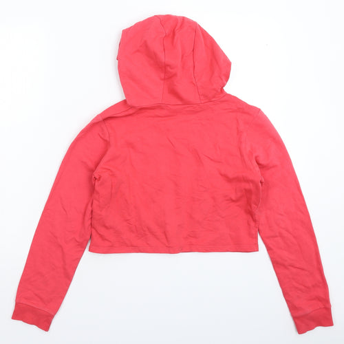 M&Co Girls Pink   Pullover Hoodie Size 11-12 Years