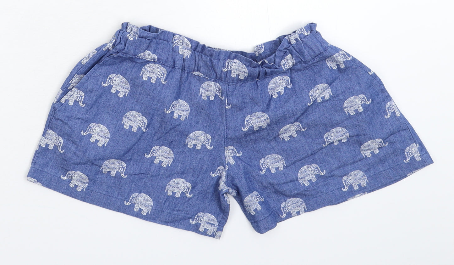 Clever Girl Girls Blue   Hot Pants Shorts Size 10-11 Years