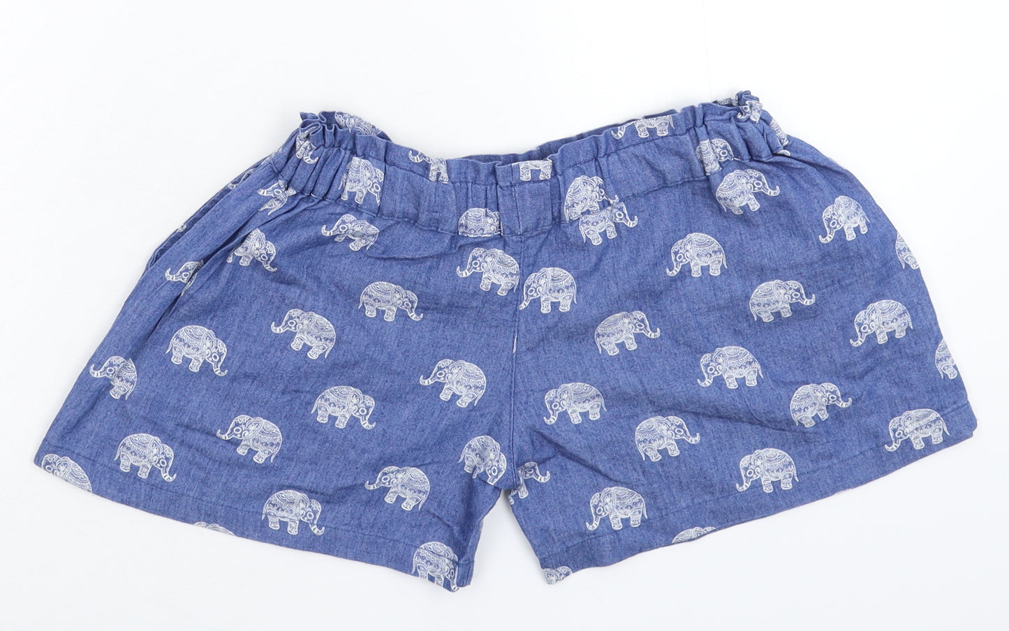 Clever Girl Girls Blue   Hot Pants Shorts Size 10-11 Years