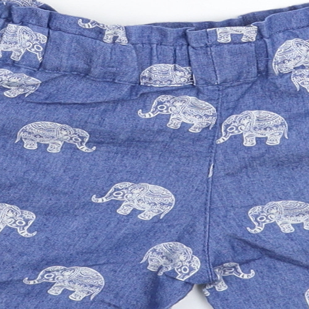 Clever Girl Girls Blue   Hot Pants Shorts Size 10-11 Years