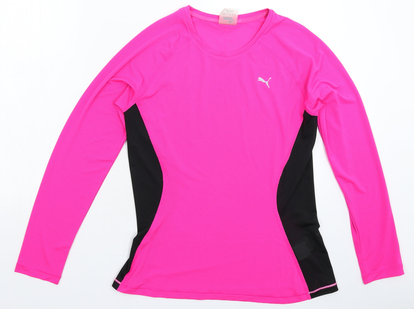 PUMA Womens Pink   Jersey T-Shirt Size 12