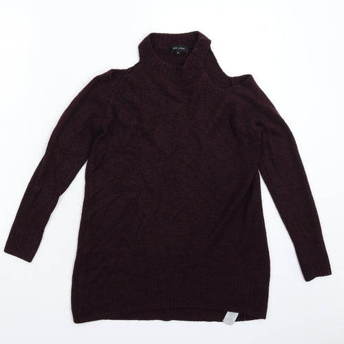 New Look Womens Brown  Knit Pullover Jumper Size S