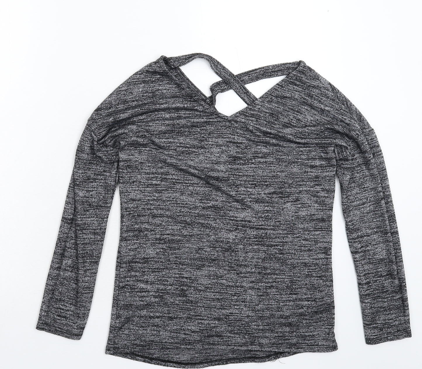 F&F Womens Grey  Knit Pullover Jumper Size 6