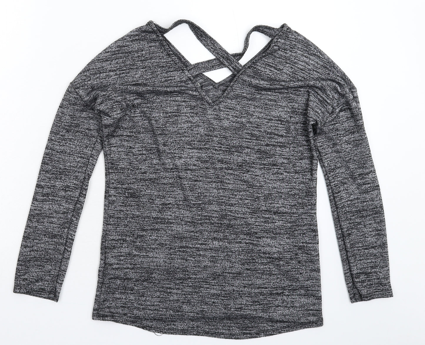 F&F Womens Grey  Knit Pullover Jumper Size 6