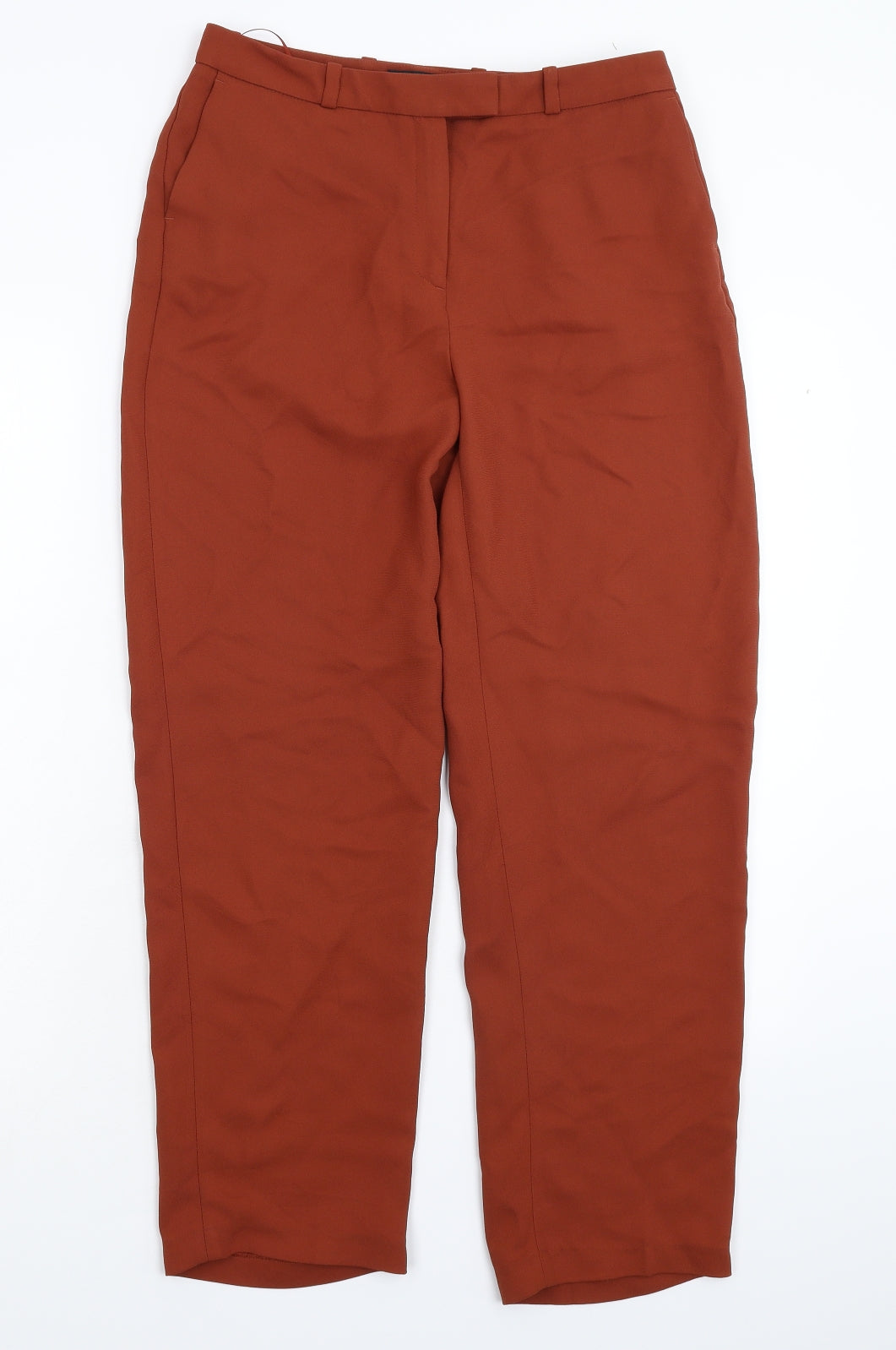 Marks and Spencer Womens Brown   Dress Pants Trousers Size 8 L27 in