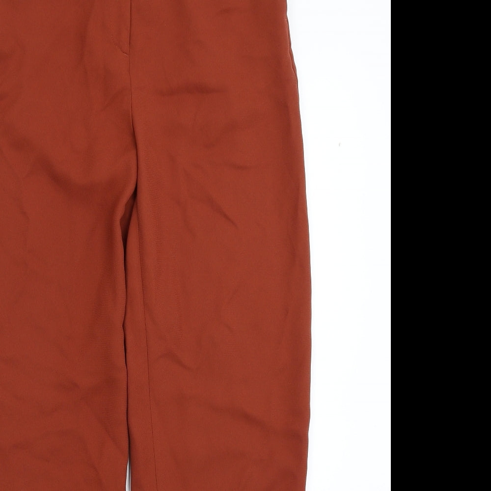 Marks and Spencer Womens Brown   Dress Pants Trousers Size 8 L27 in