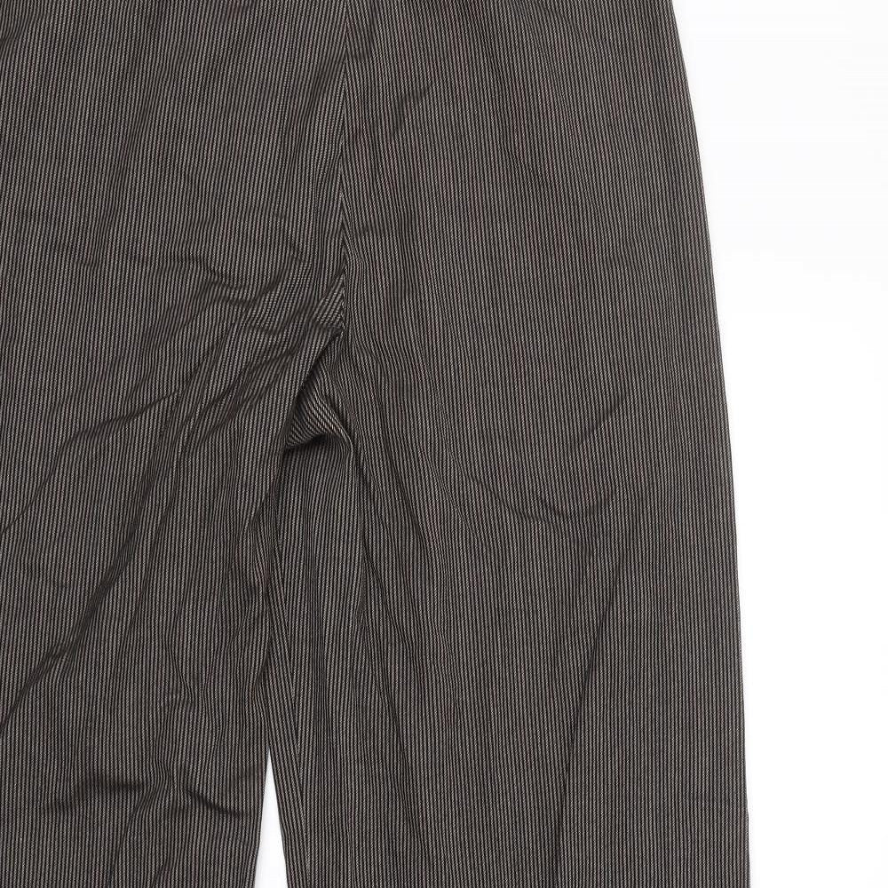 F&F Womens Blue Striped  Trousers  Size 14 L29 in