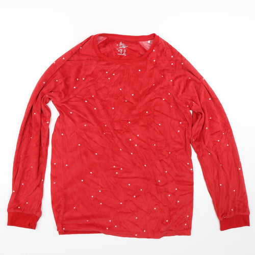 Love to Lounge Womens Red   Top Pyjama Top Size 8  - Stars