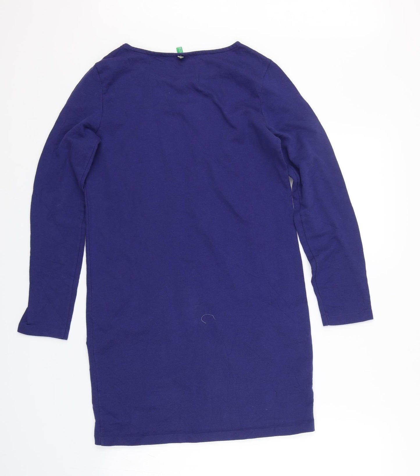 United Colours of Benetton Womens Purple   Pullover Jumper Size XS