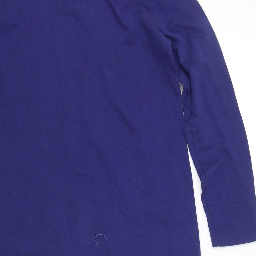 United Colours of Benetton Womens Purple   Pullover Jumper Size XS
