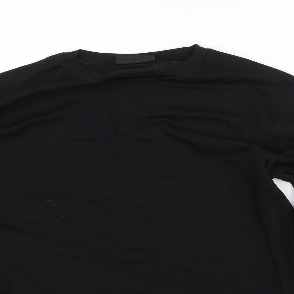 Campri Mens Black   Basic T-Shirt Size L