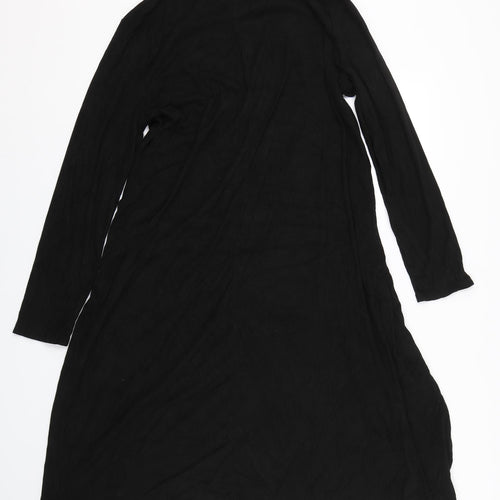 Primark Womens Black Striped  T-Shirt Dress  Size 14