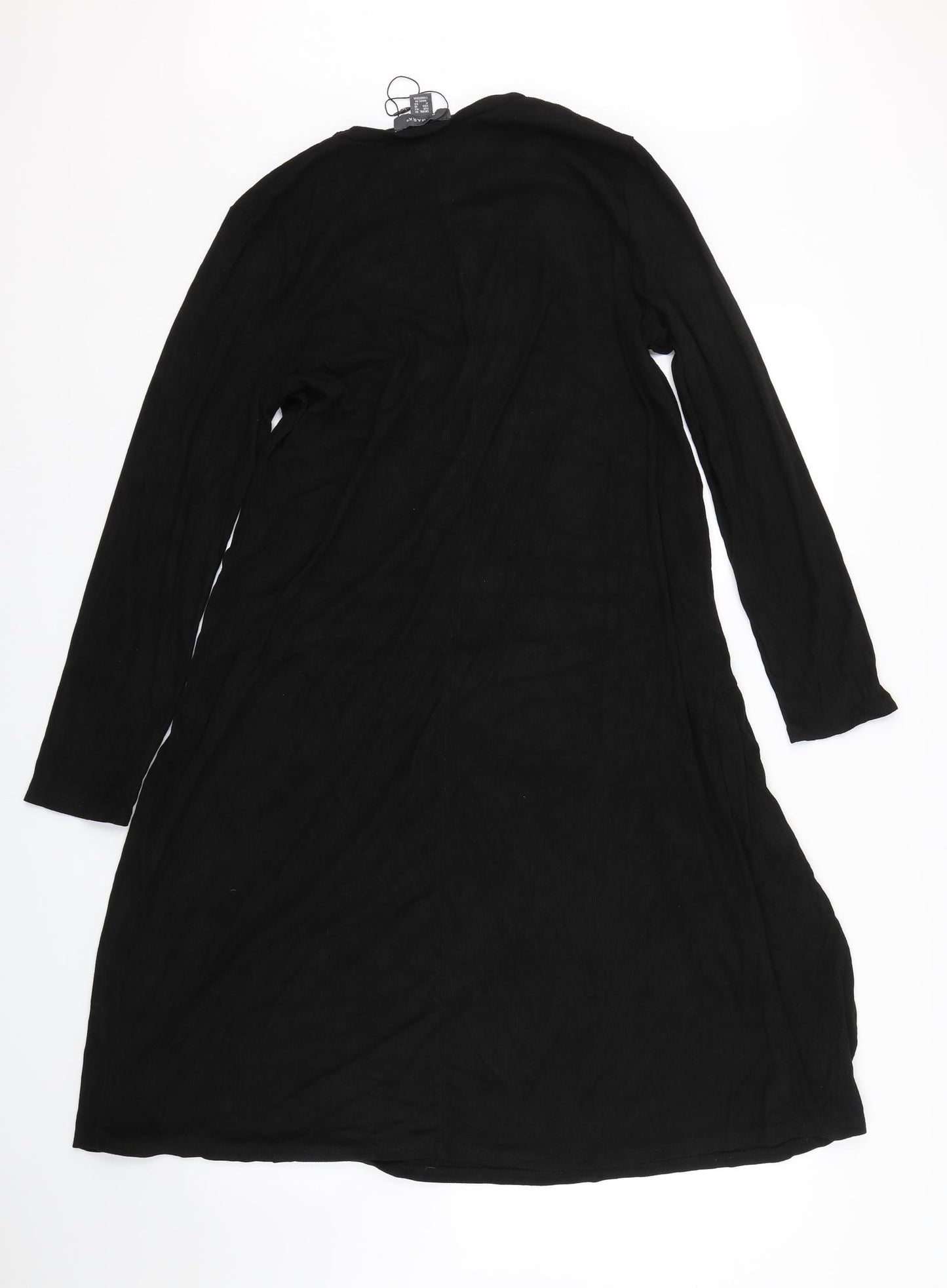 Primark Womens Black Striped  T-Shirt Dress  Size 14