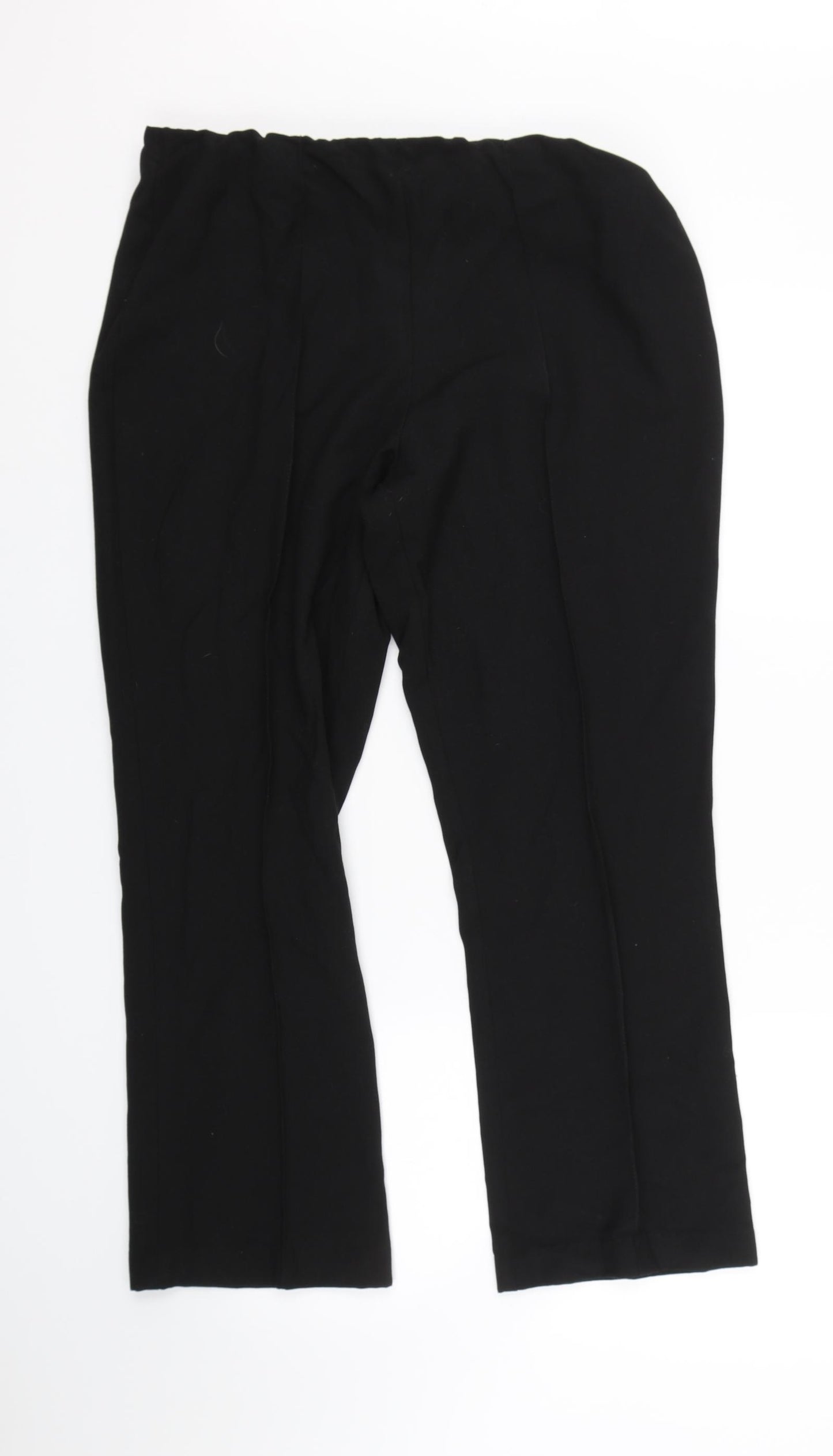 Arista Womens Black   Trousers  Size 14 L25.5 in