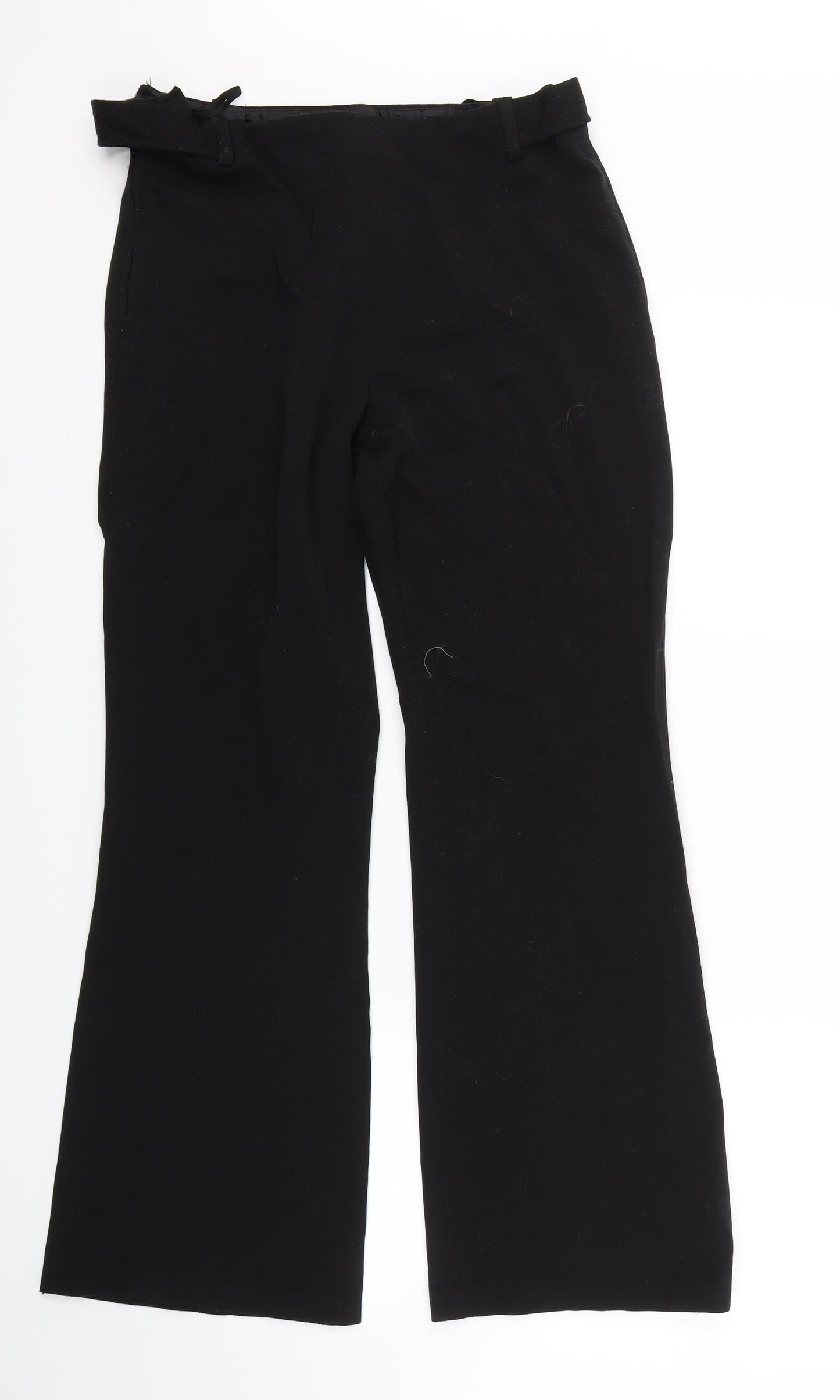 Moda Womens Black   Trousers  Size 10 L29 in